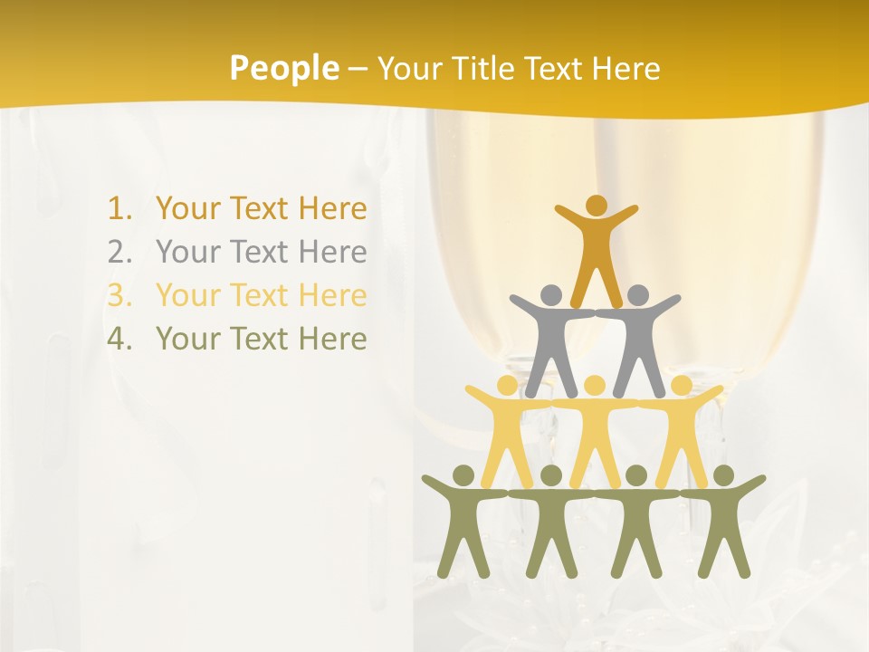 Crystal Wed Glass PowerPoint Template