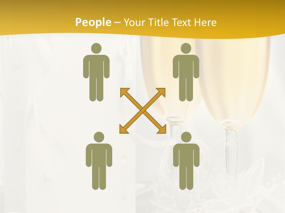 Crystal Wed Glass PowerPoint Template