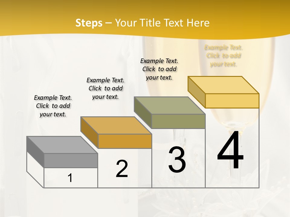 Crystal Wed Glass PowerPoint Template