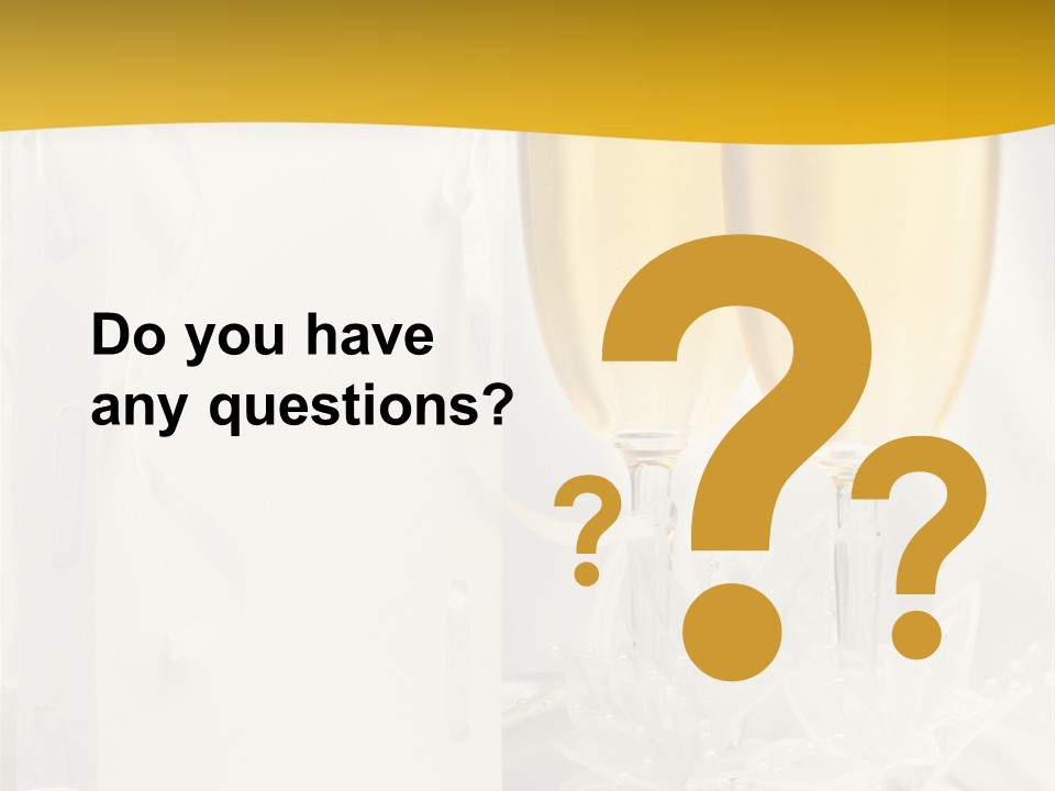 Crystal Wed Glass PowerPoint Template