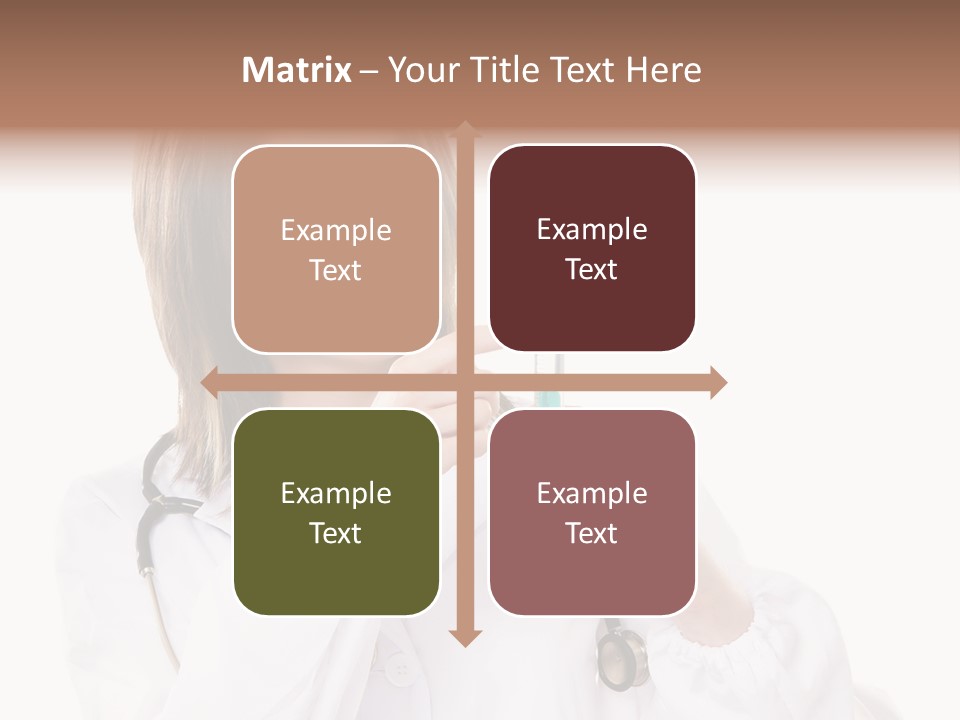 Job Healthcare Female PowerPoint Template