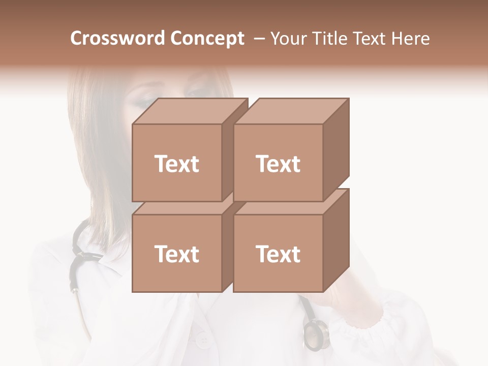 Job Healthcare Female PowerPoint Template