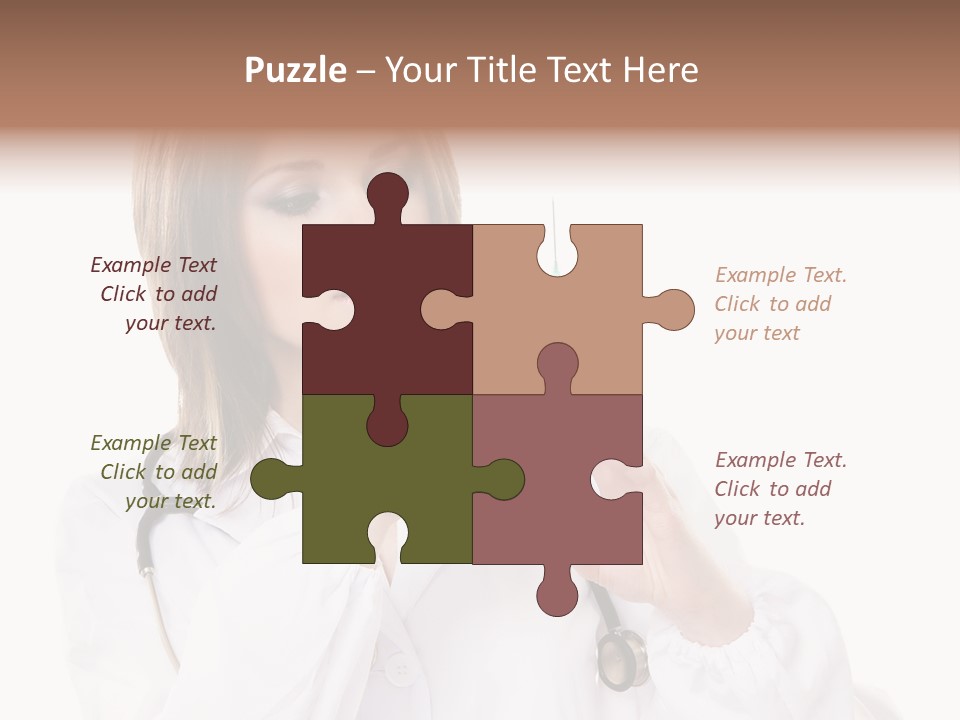 Job Healthcare Female PowerPoint Template