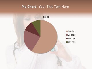 Job Healthcare Female PowerPoint Template