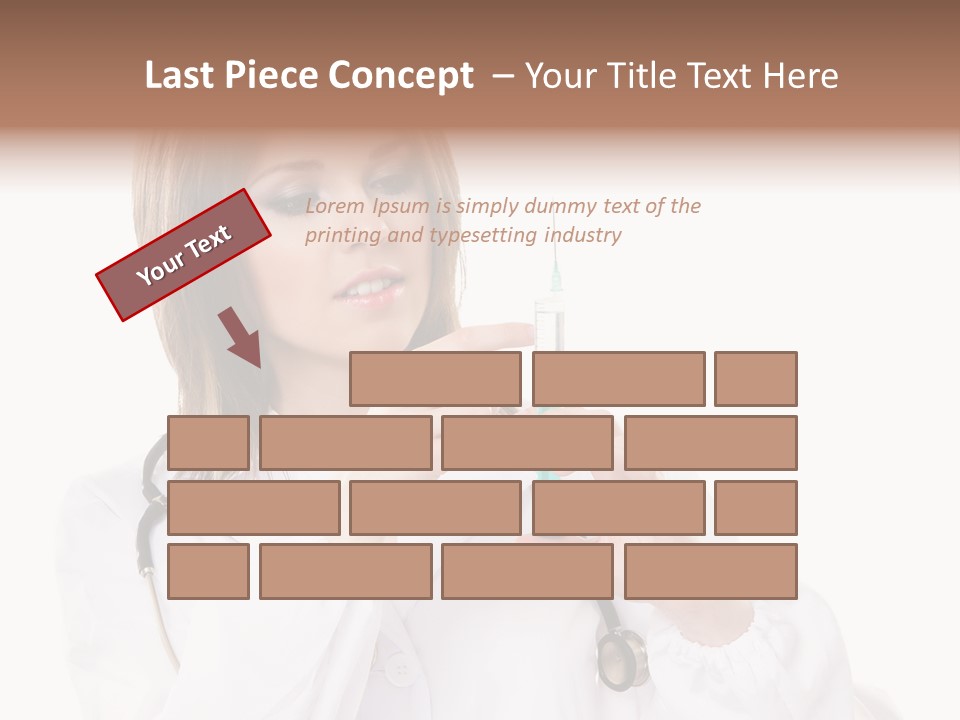 Job Healthcare Female PowerPoint Template