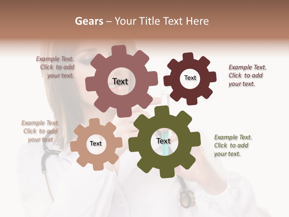 Job Healthcare Female PowerPoint Template