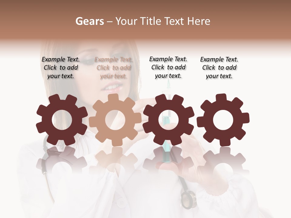 Job Healthcare Female PowerPoint Template