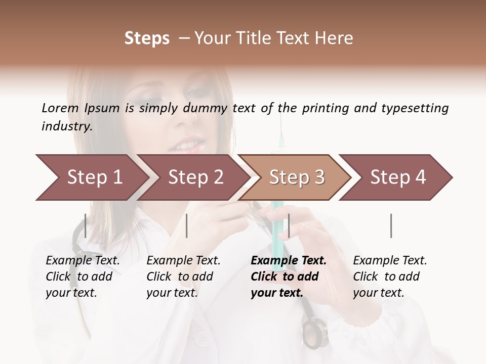 Job Healthcare Female PowerPoint Template