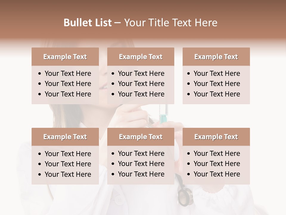 Job Healthcare Female PowerPoint Template