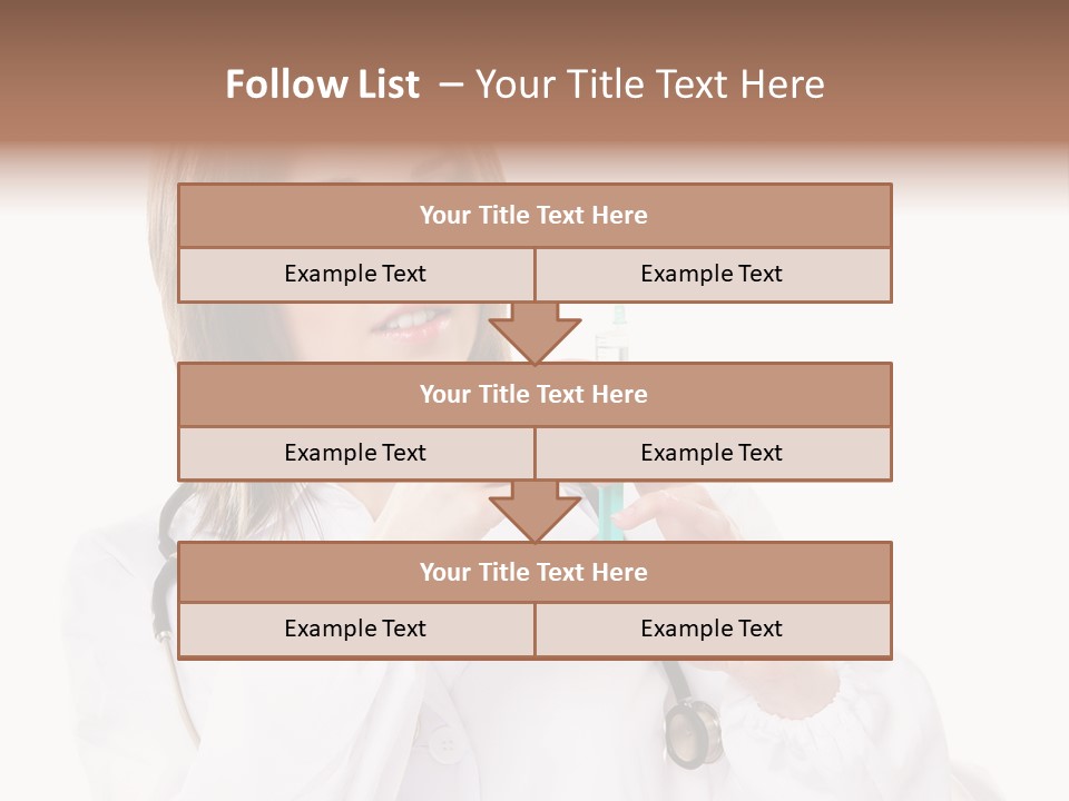 Job Healthcare Female PowerPoint Template