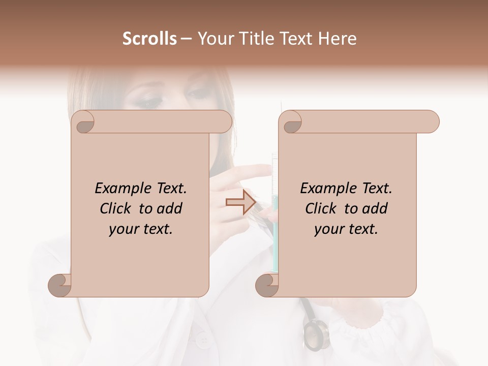 Job Healthcare Female PowerPoint Template