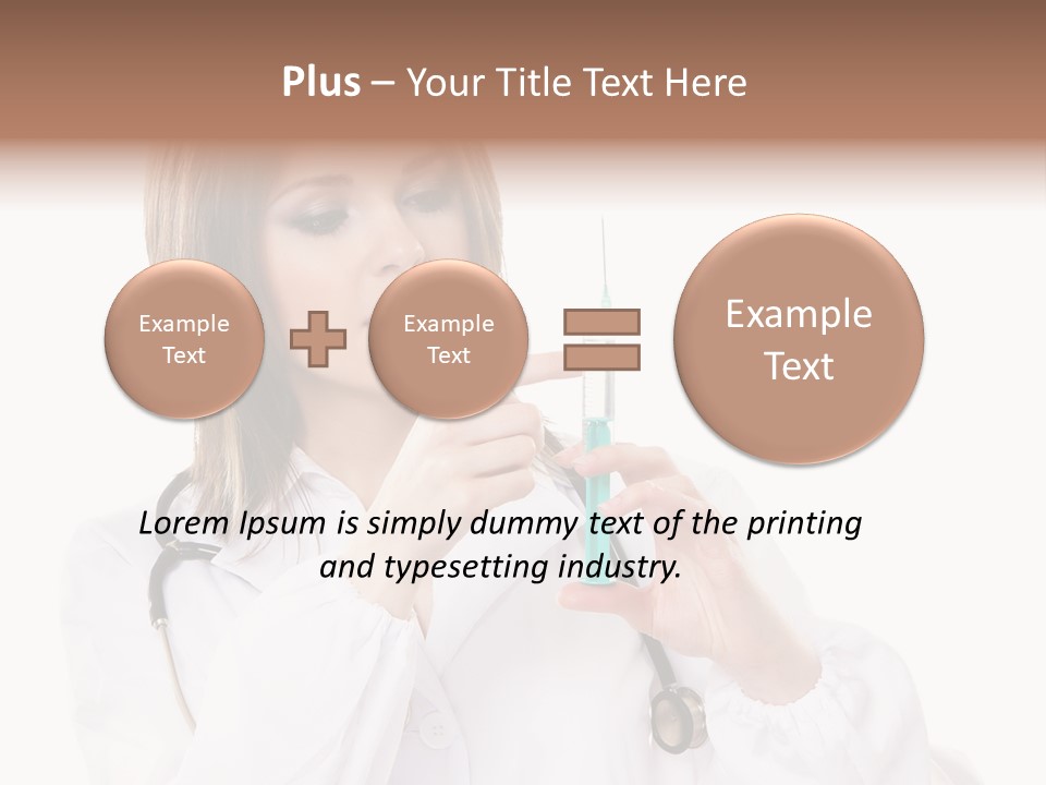 Job Healthcare Female PowerPoint Template