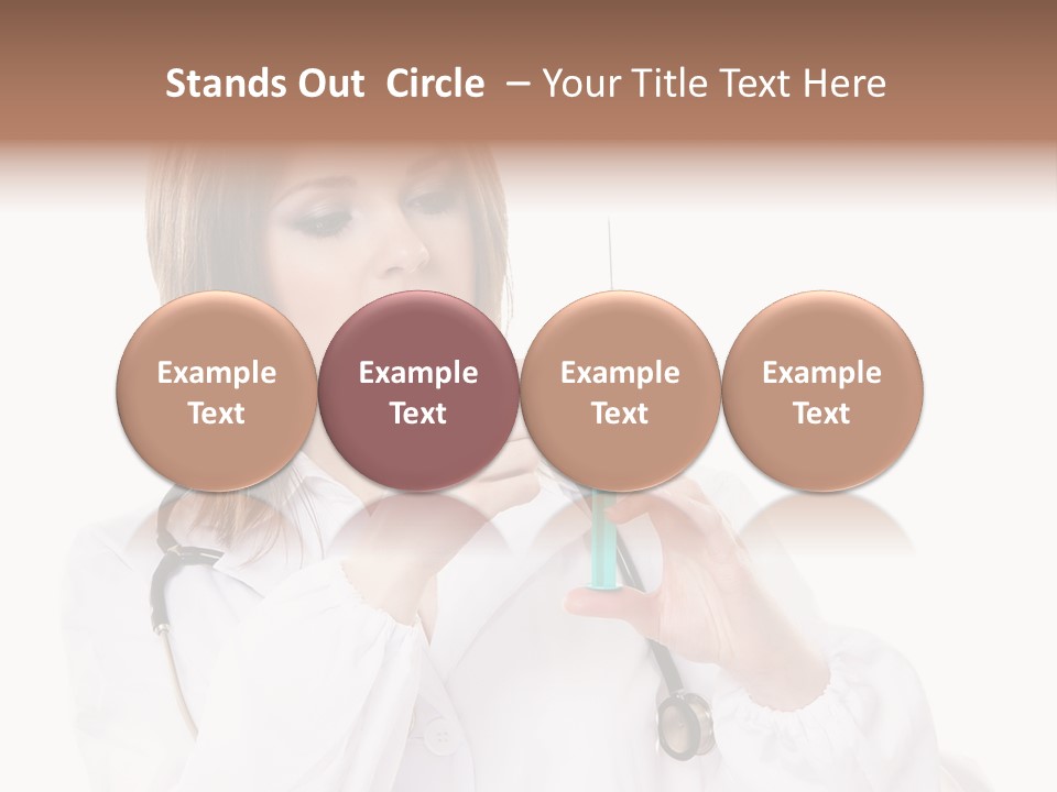 Job Healthcare Female PowerPoint Template