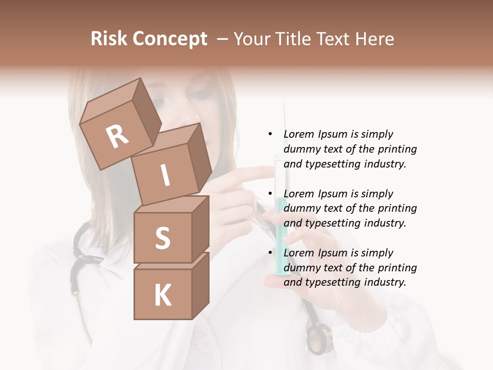 Job Healthcare Female PowerPoint Template