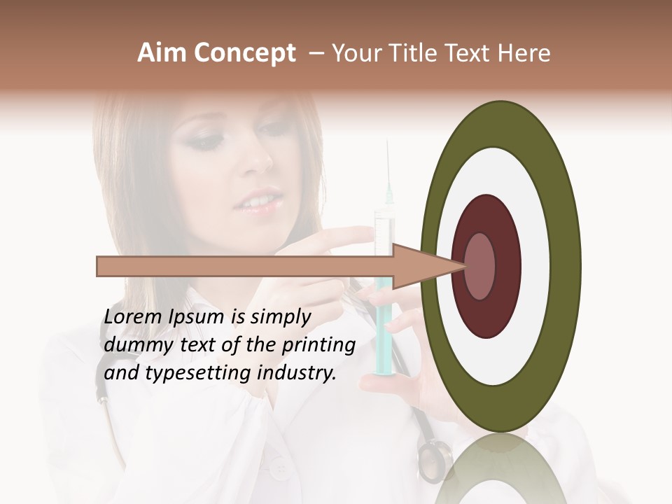 Job Healthcare Female PowerPoint Template