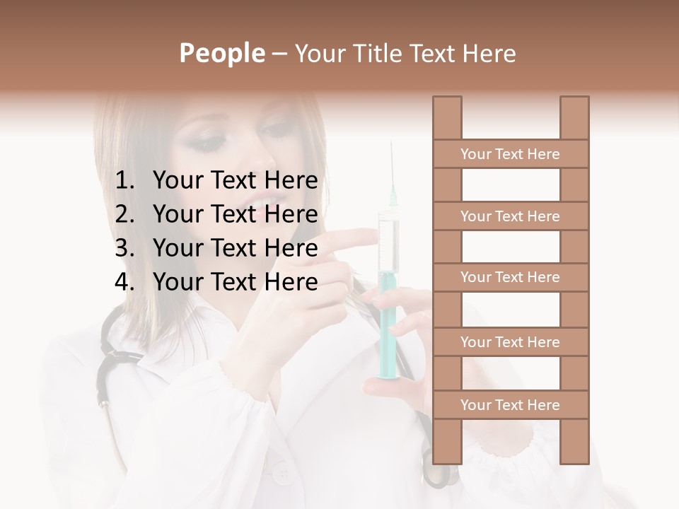 Job Healthcare Female PowerPoint Template