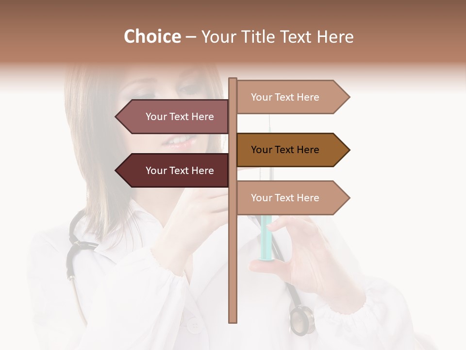 Job Healthcare Female PowerPoint Template