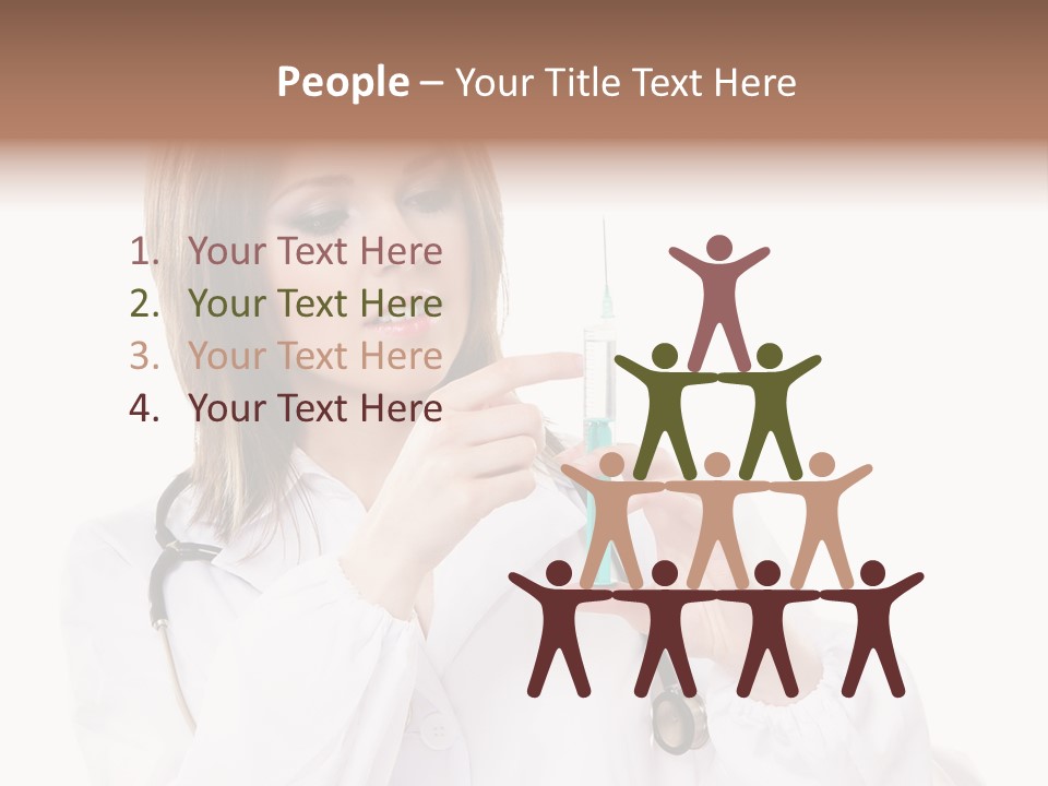 Job Healthcare Female PowerPoint Template