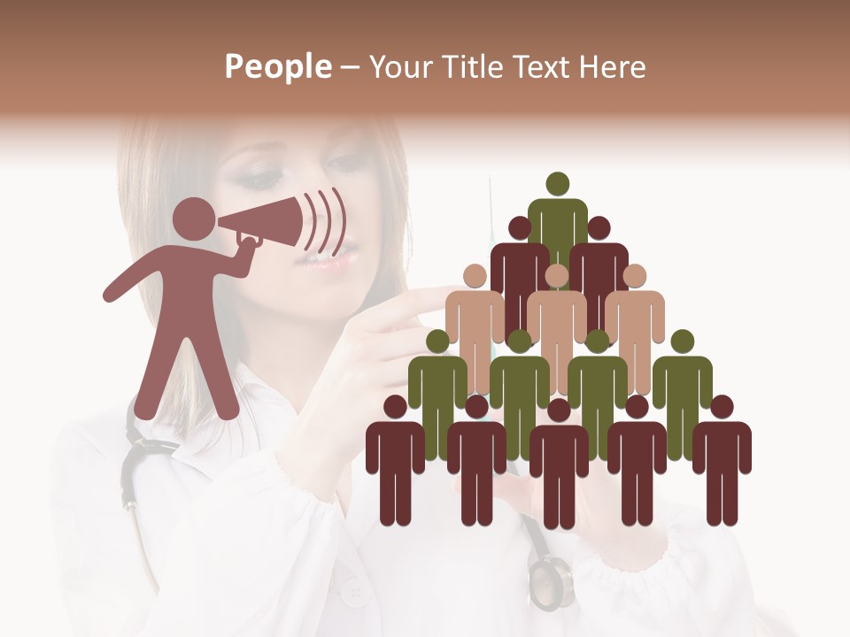 Job Healthcare Female PowerPoint Template