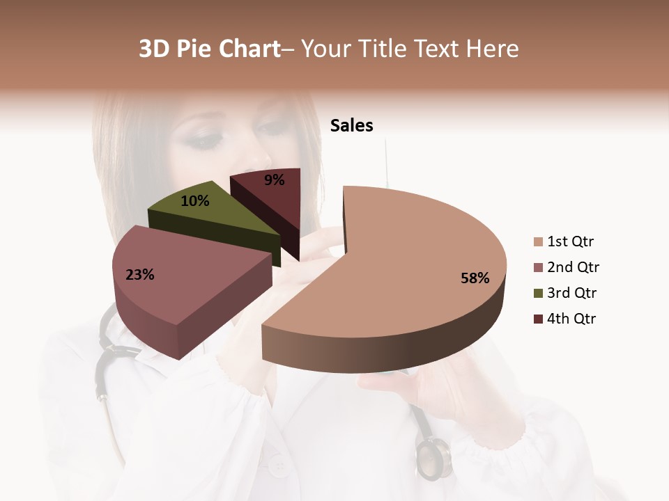 Job Healthcare Female PowerPoint Template