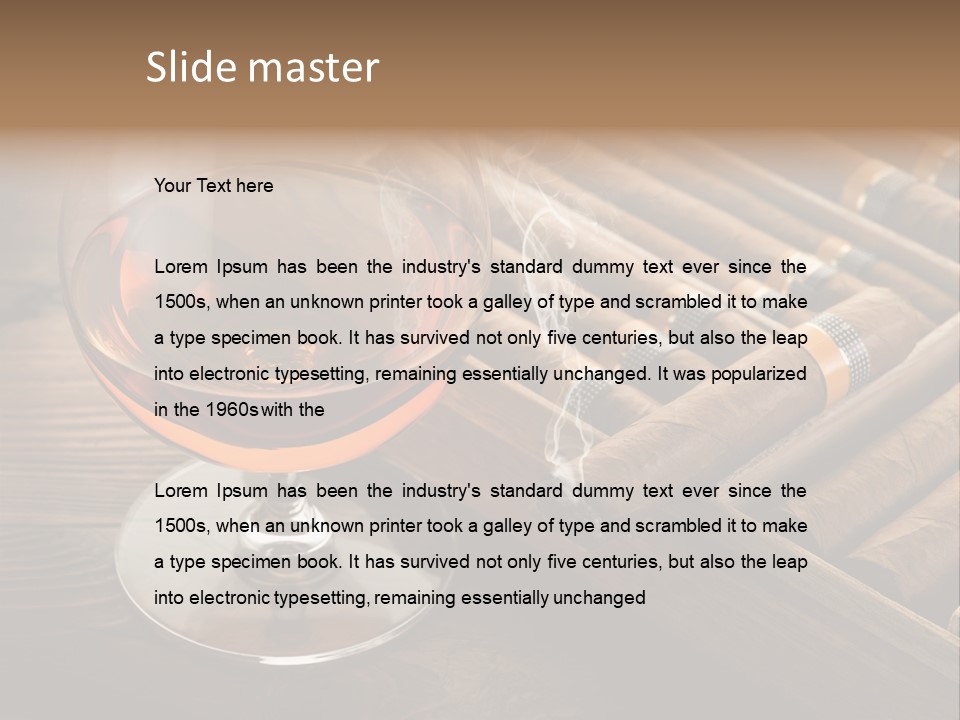 Luxury Rich Relax PowerPoint Template