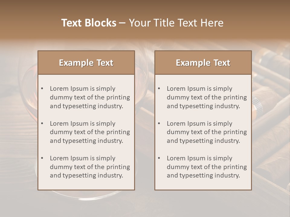Luxury Rich Relax PowerPoint Template