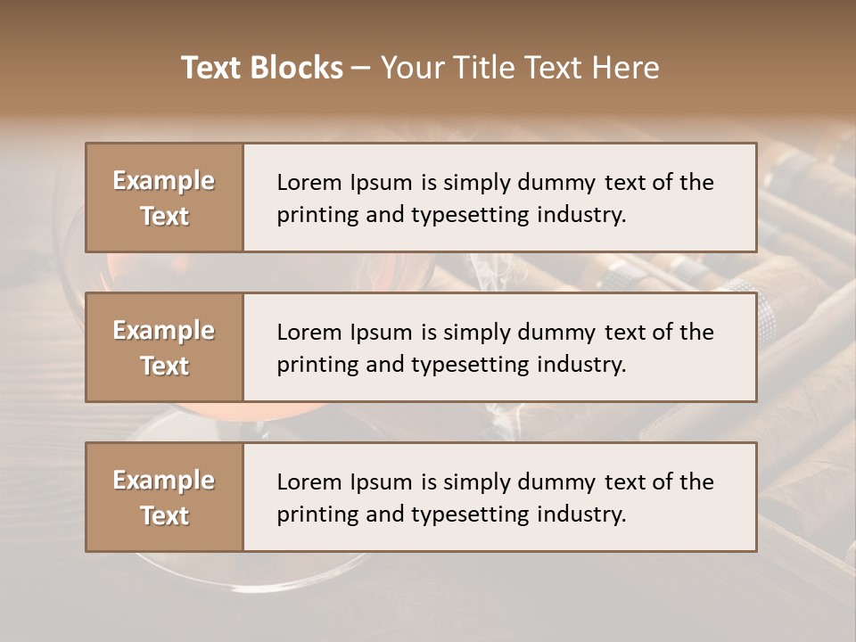 Luxury Rich Relax PowerPoint Template