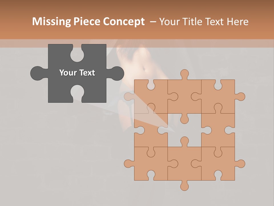 Female Seductive Girl PowerPoint Template