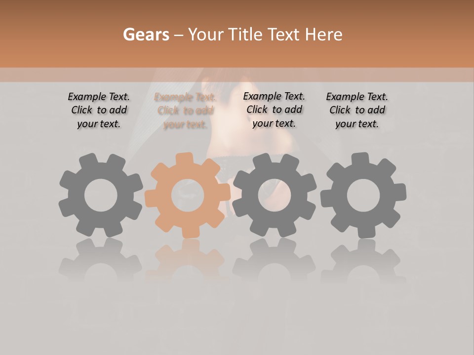 Female Seductive Girl PowerPoint Template