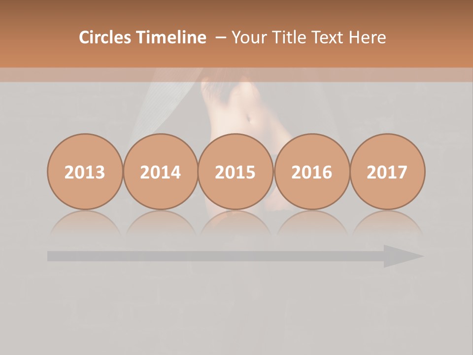 Female Seductive Girl PowerPoint Template