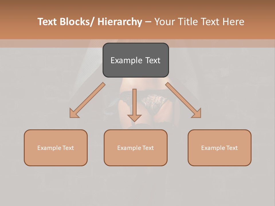 Female Seductive Girl PowerPoint Template