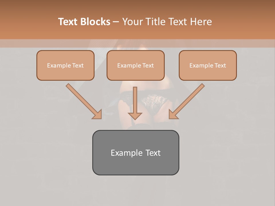 Female Seductive Girl PowerPoint Template