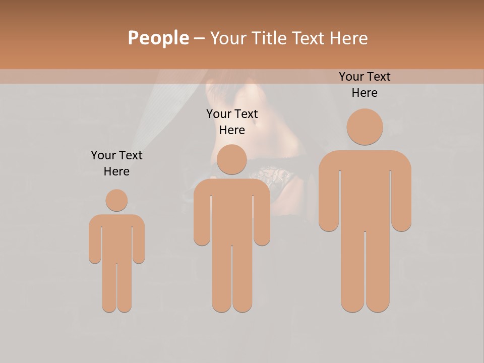 Female Seductive Girl PowerPoint Template