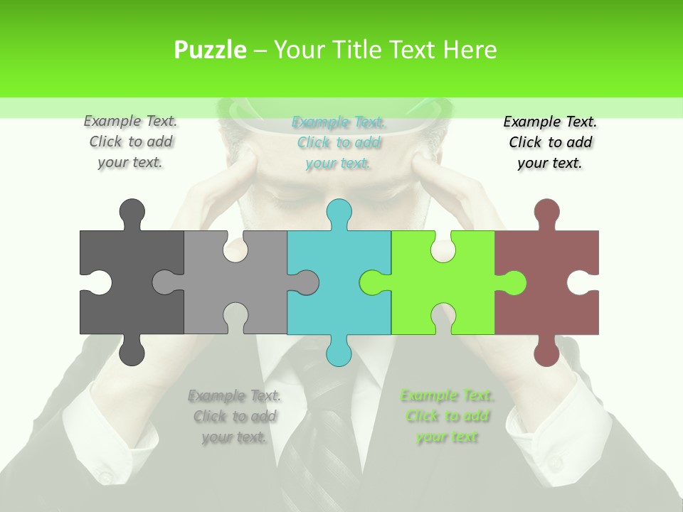 Intricacy Speech Bubbles Face PowerPoint Template