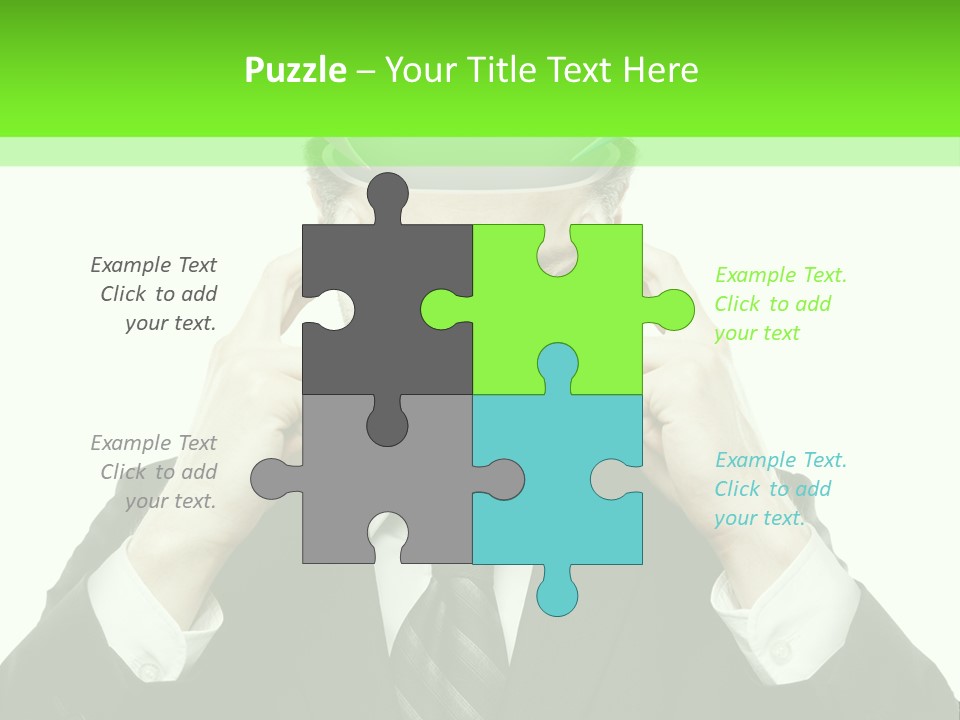 Intricacy Speech Bubbles Face PowerPoint Template