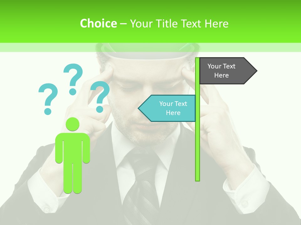 Intricacy Speech Bubbles Face PowerPoint Template