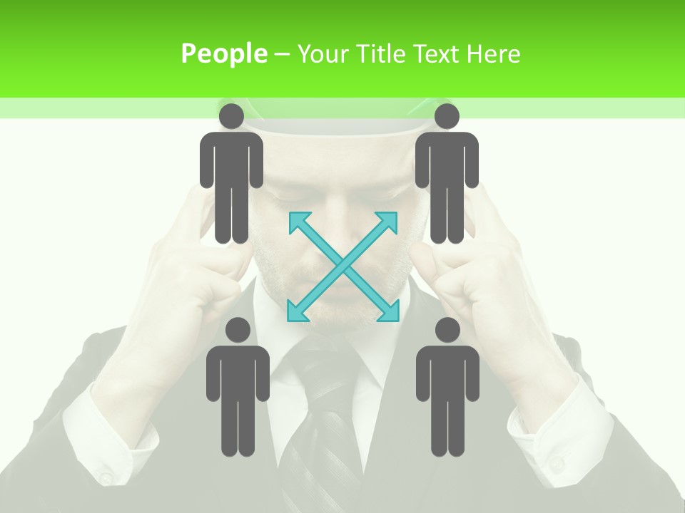 Intricacy Speech Bubbles Face PowerPoint Template