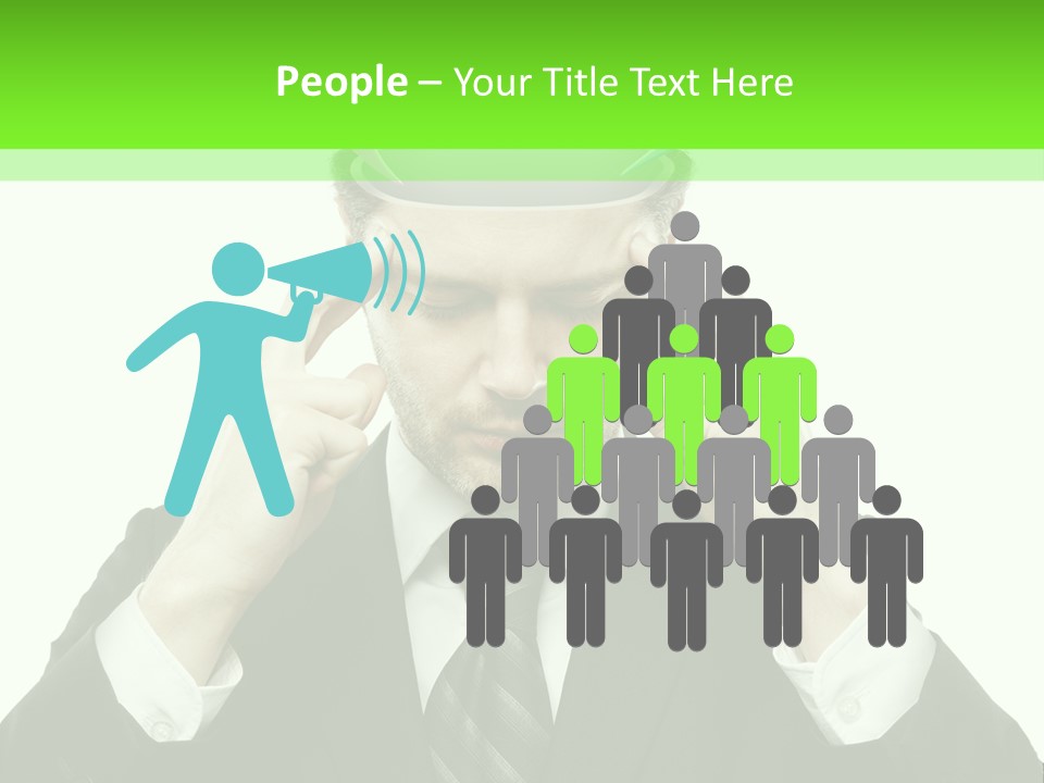 Intricacy Speech Bubbles Face PowerPoint Template