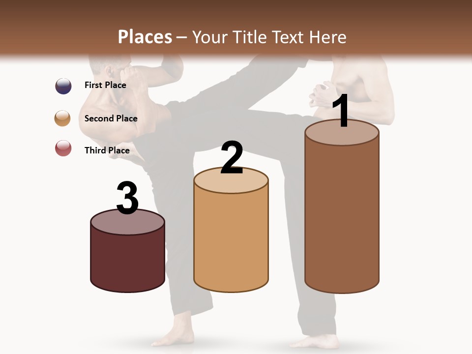 Flying Boxing Skin PowerPoint Template
