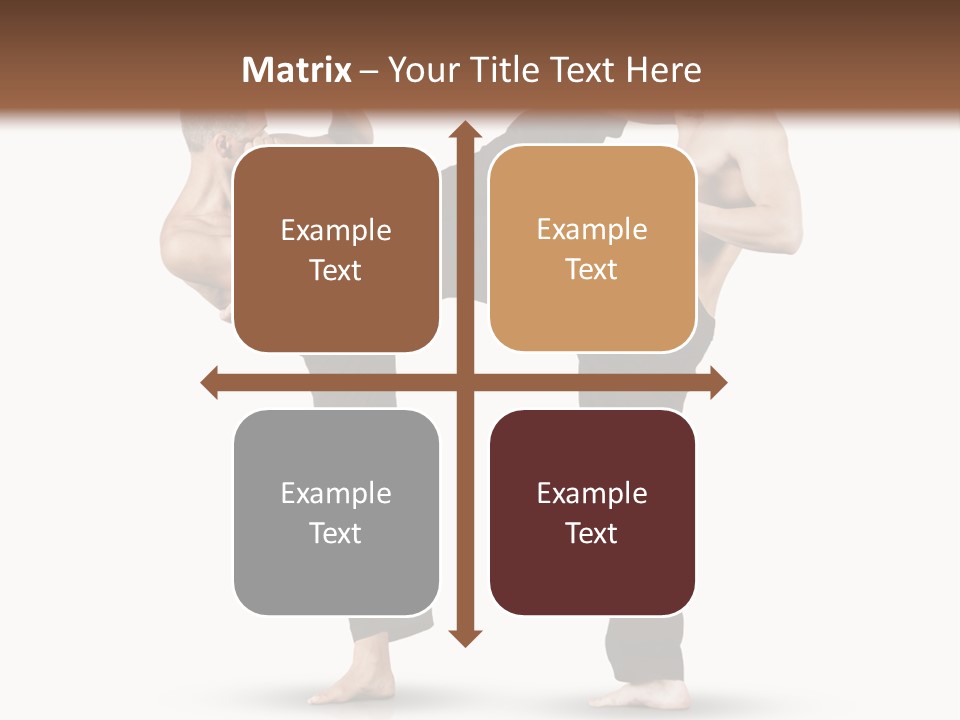 Flying Boxing Skin PowerPoint Template