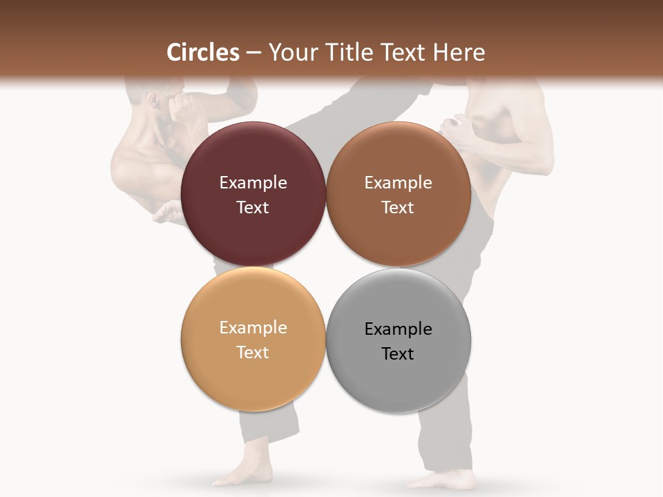 Flying Boxing Skin PowerPoint Template