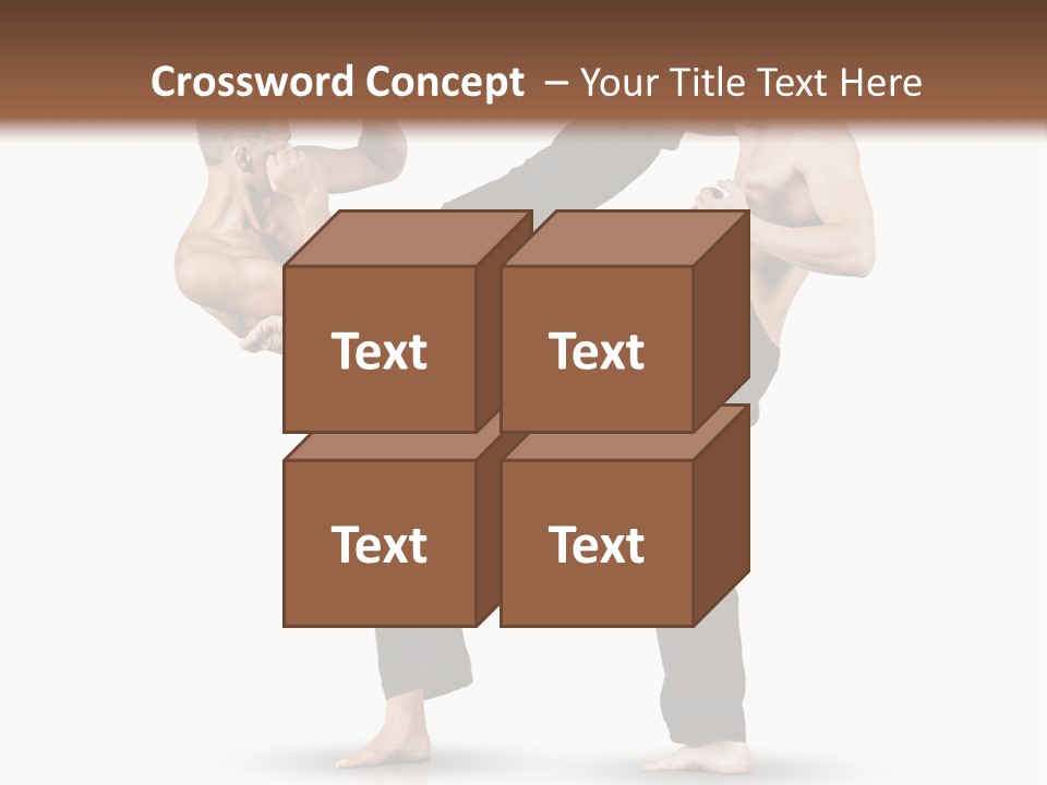 Flying Boxing Skin PowerPoint Template