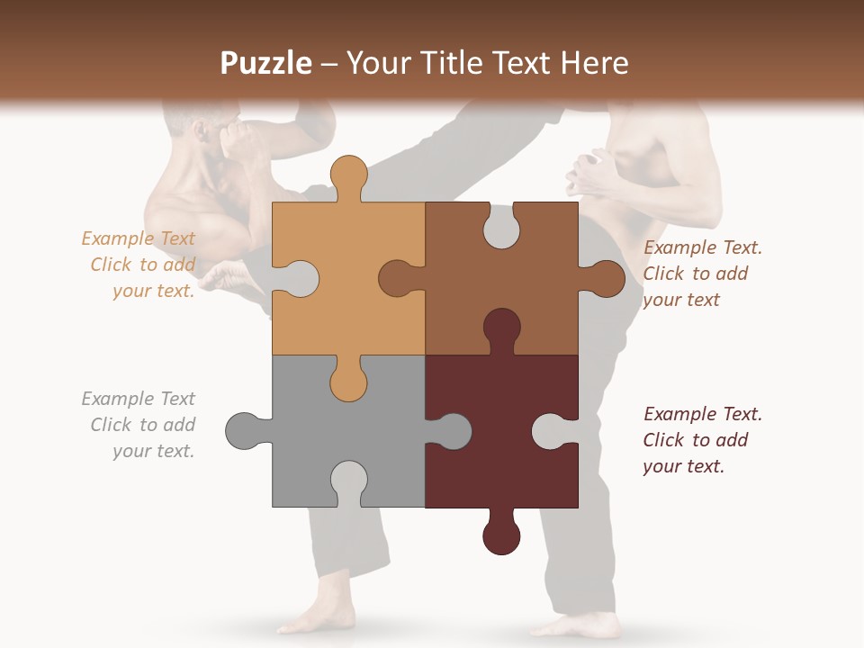 Flying Boxing Skin PowerPoint Template