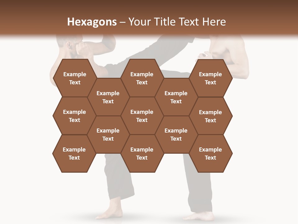 Flying Boxing Skin PowerPoint Template