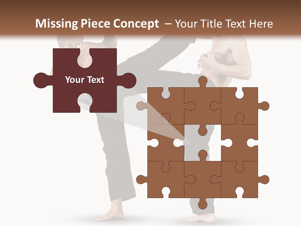 Flying Boxing Skin PowerPoint Template