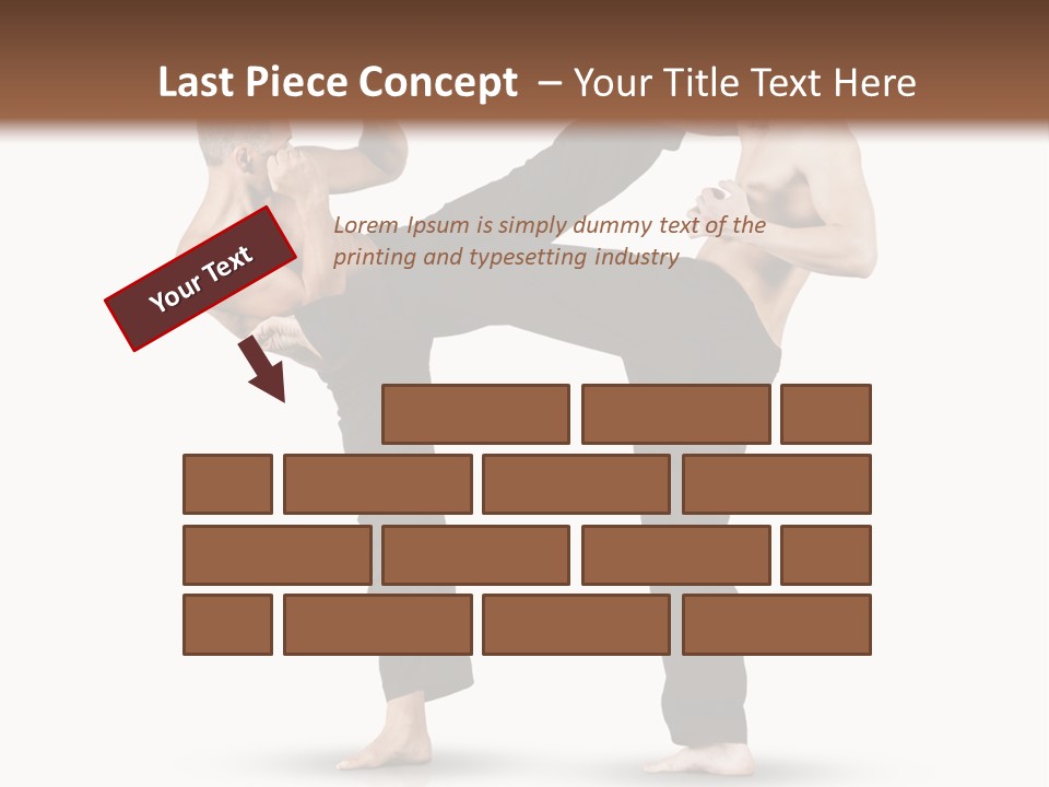 Flying Boxing Skin PowerPoint Template