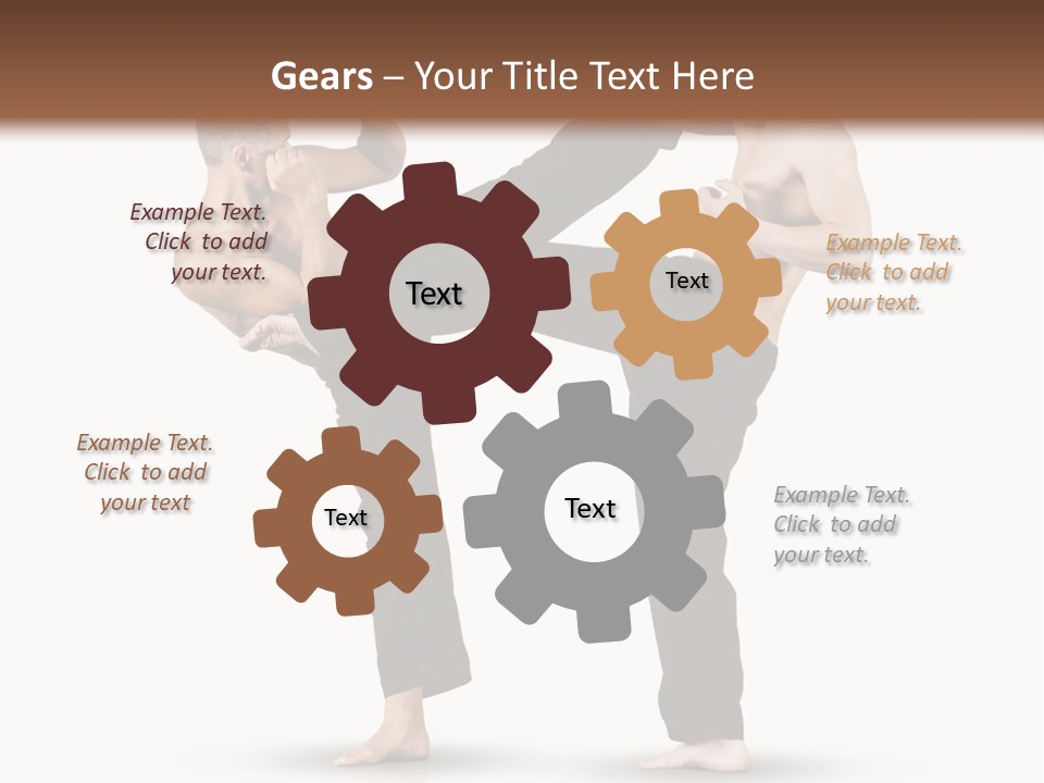 Flying Boxing Skin PowerPoint Template