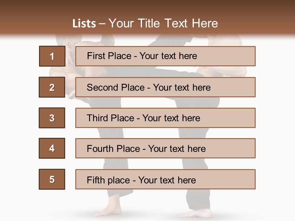 Flying Boxing Skin PowerPoint Template