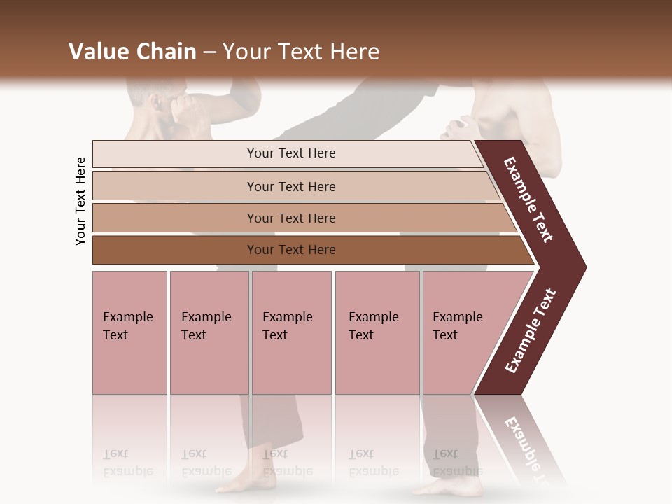 Flying Boxing Skin PowerPoint Template