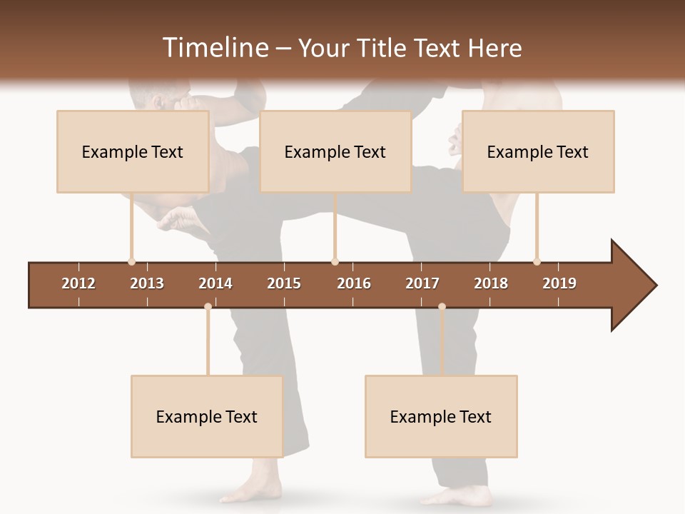Flying Boxing Skin PowerPoint Template